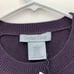 Dylan Gray Mens Raglan Crewneck Viscose Cashmere Blend Sweater Purple L