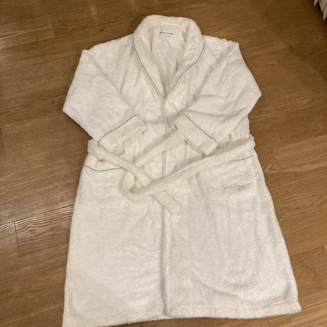 Mila Schön Bathrobe White Mira Schon Size L