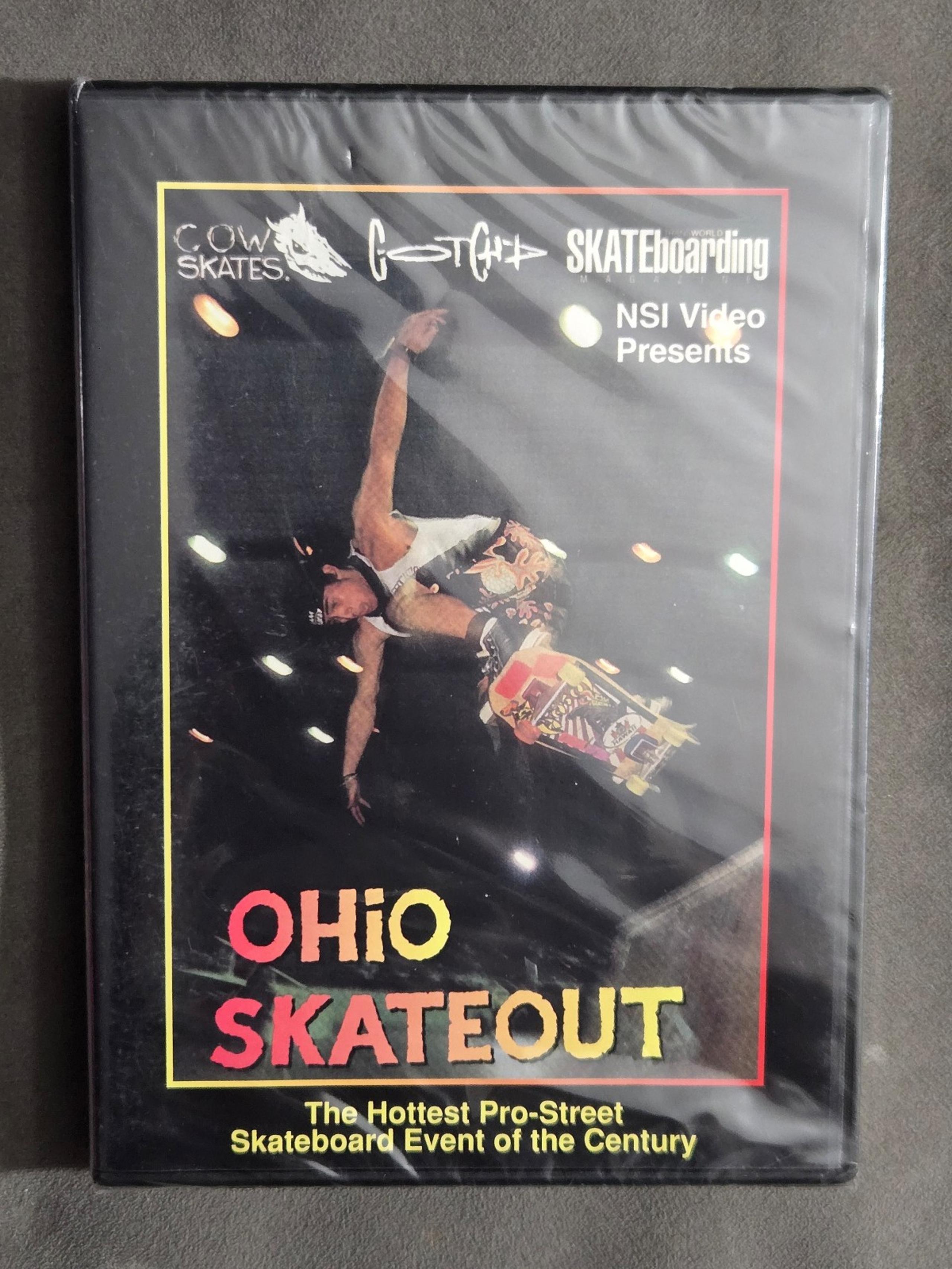 OHIO SKATEOUT - 80'S OLD SCHOOL SKATEBOARD DVD NSI VIDEO