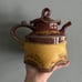 Handmade one of a kind stoneware pottery pitcher and teapot
