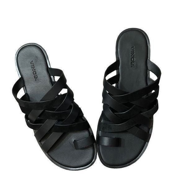 Vince Leather and Suede Piers Sandals Size 7.5 NEW
