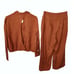 NWT Free People Yasmin Open Back Button Up Cropped Pant Set Size 0
