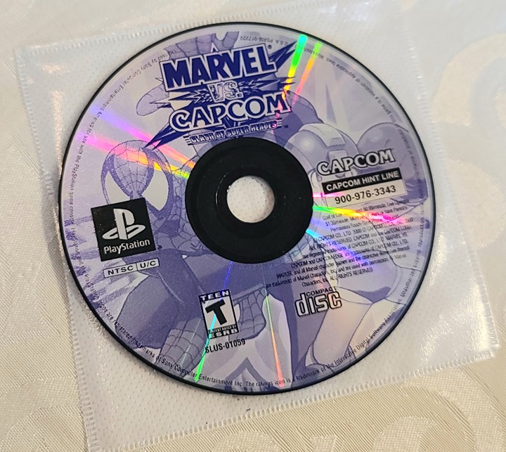 Marvel vs. Capcom: Clash of Super Heroes (Sony PlayStation 1, 2000)