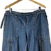 Vintage 90s Y2k DKNY Rave Utility Gorpcore Baggy Mid Rise Pants Size 10