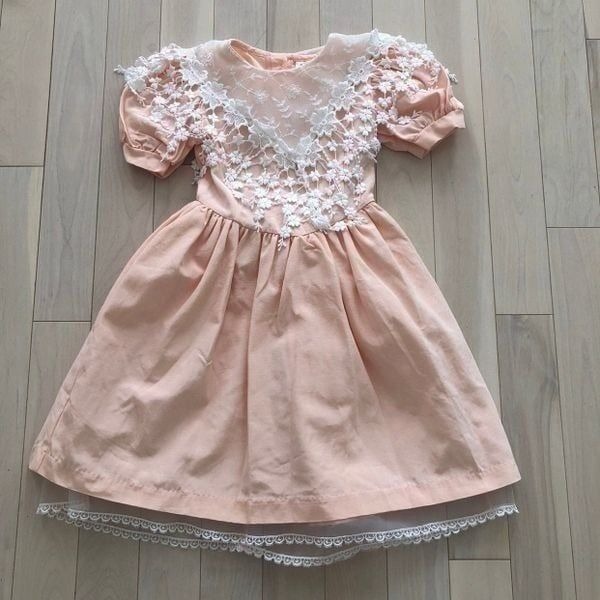 Vintage Girls Dress by Preety in Pink size 7