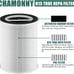 G200S/G200 Filter Replcement 3-in-1 H13 True HEPA Filter Pre-Filter 2 Pack