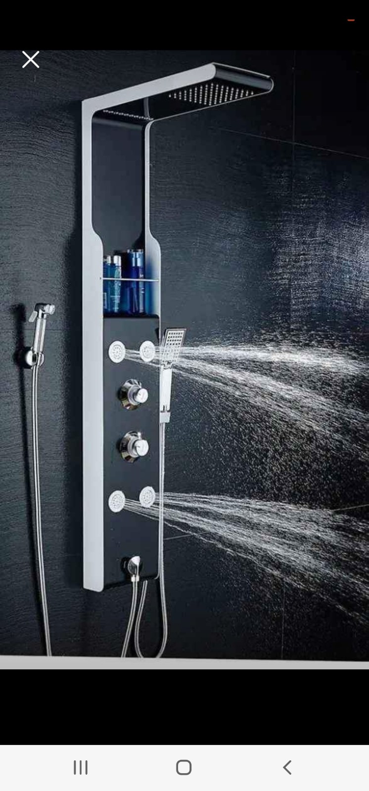 4 jet led fully body shower