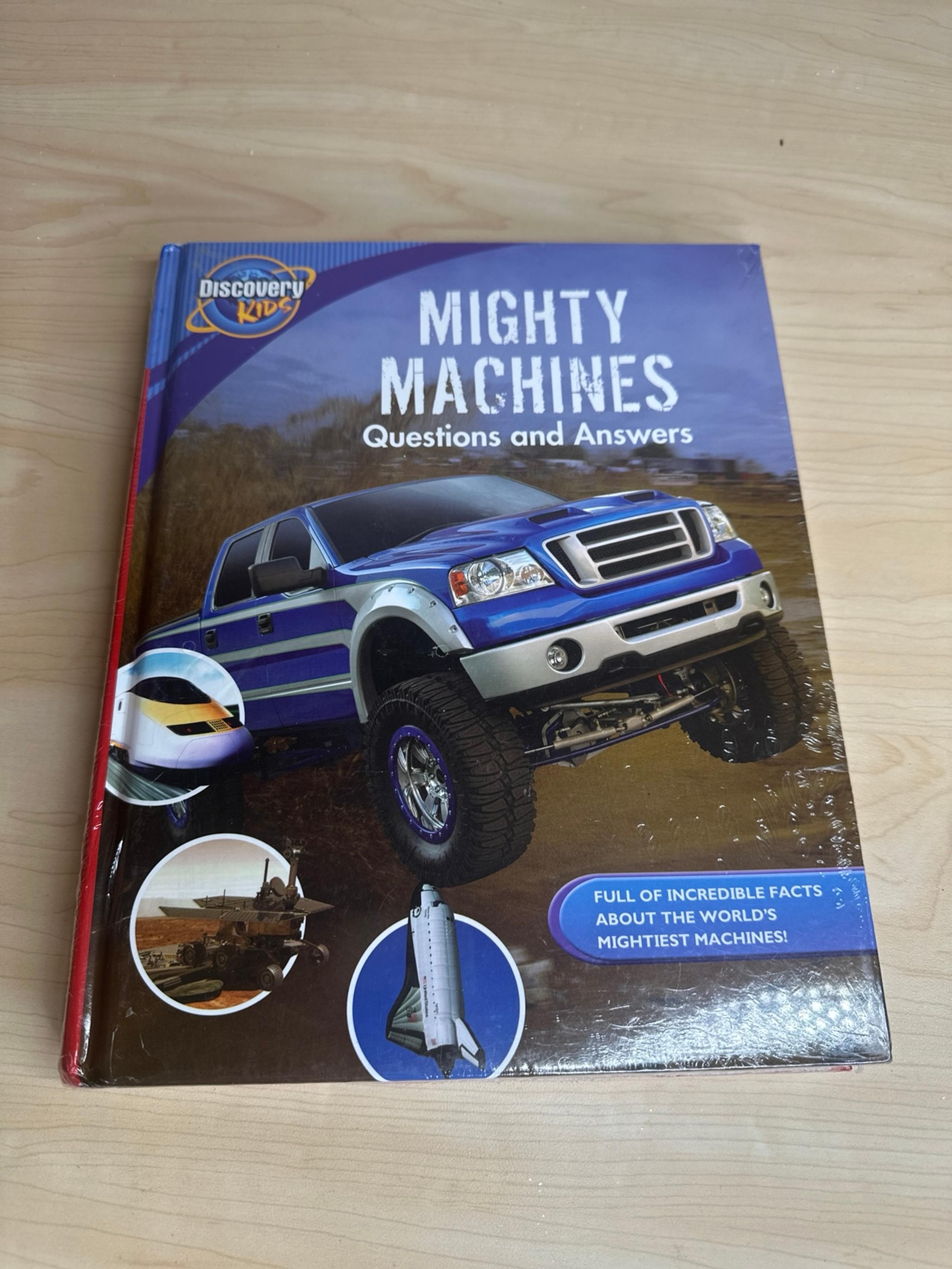 Discovery kids, mighty machines, questions and answers book