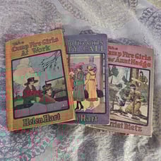3 Vintage Camp Fire Girls Hardcover books