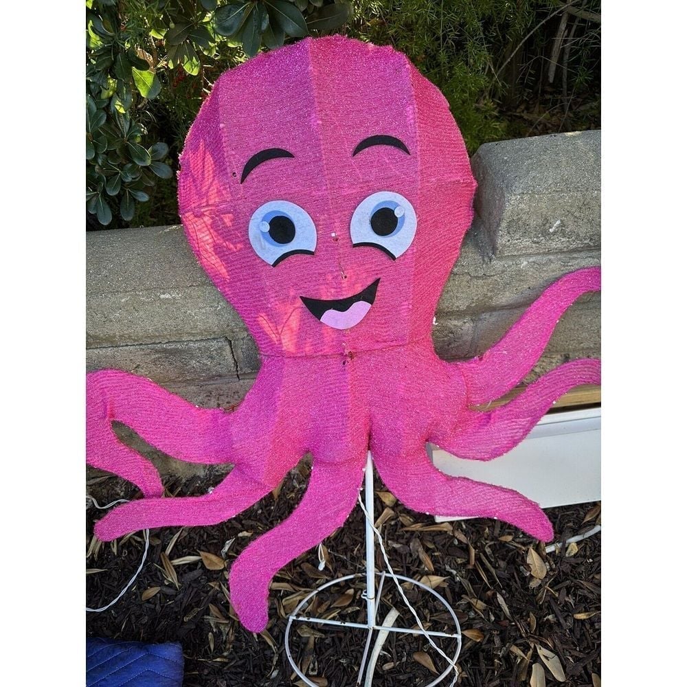 National Tree Company 36 Pink Octopus with LED Lights