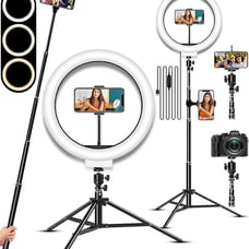 LED Selfie Ring Light with Stand, Circle Light for Makeup/Live Stream, Desktop