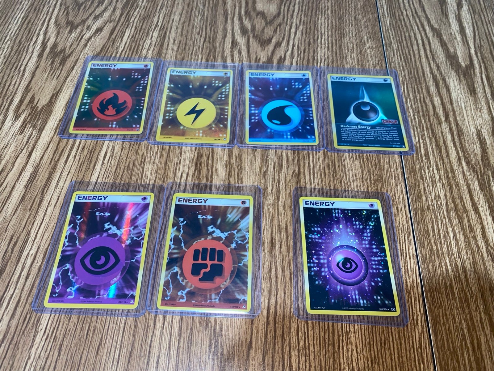 2005 2006 2007 VINTAGE HOLO energy card lot Mint/Near Mint