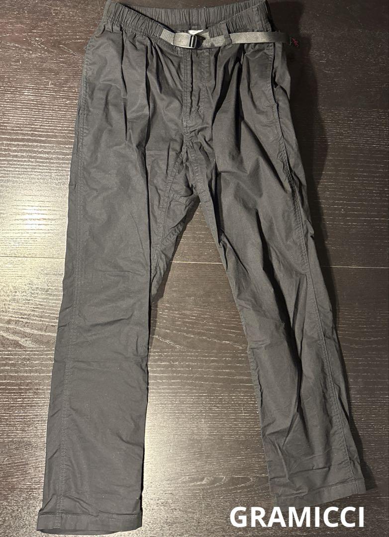 GRAMiCCi Cotton Straight Pants, Size S, Black