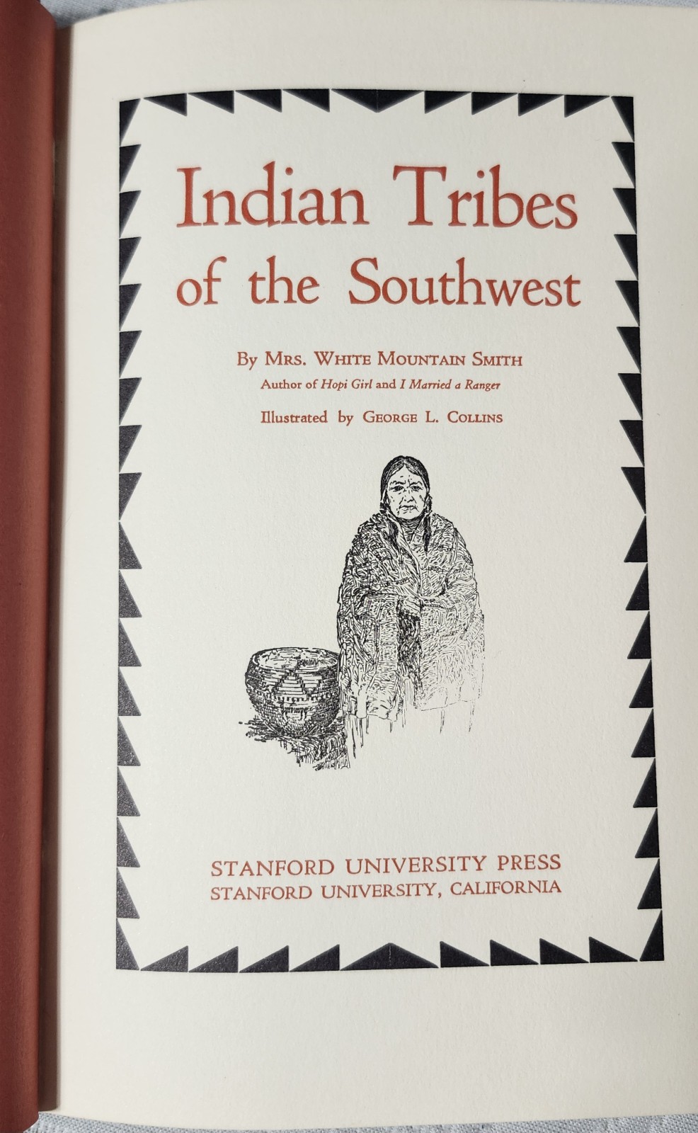 First edition Indian tribes of the Southwest with dust