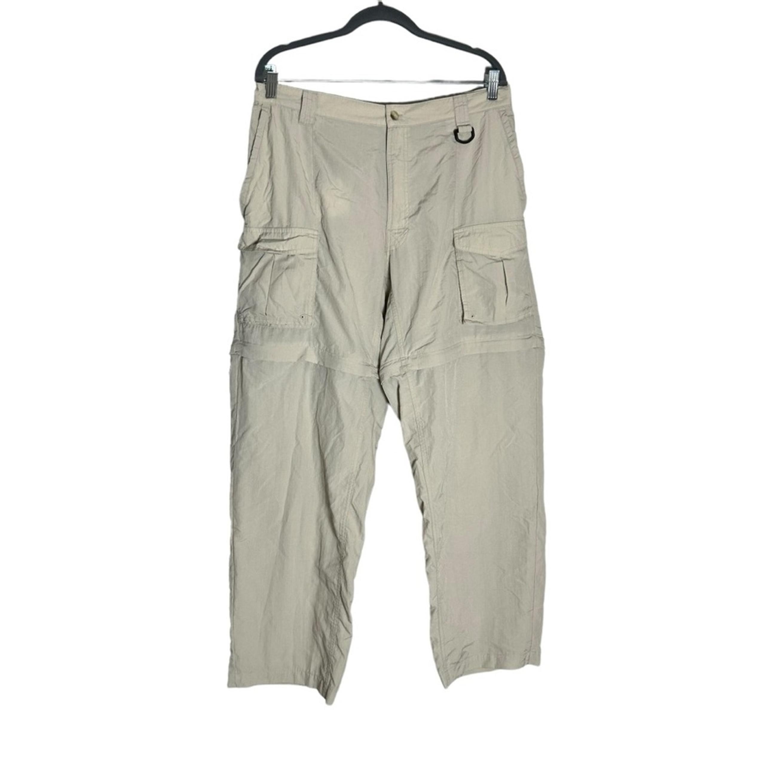 Columbia PFG Light Beige Sip Off Pants Shorts Size Large