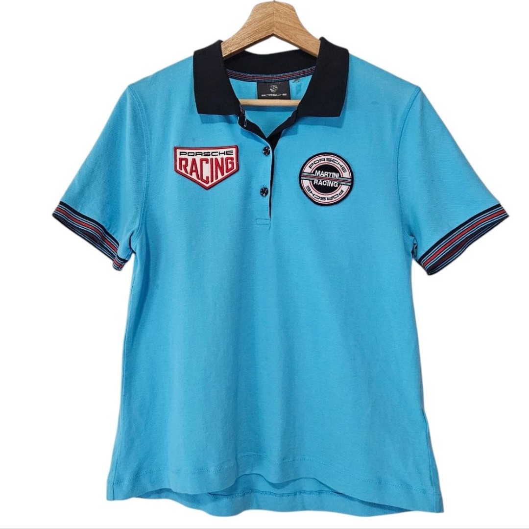 Porsche Martini Racing Blue Ladies Damen Polo Shirt