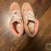 Nike Dunk Sky Hi Hidden Wedge 528899-600 Women's Sz 8 Coral Peach Suede Sneakers