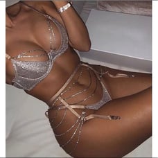 Rhinestone Lingerie