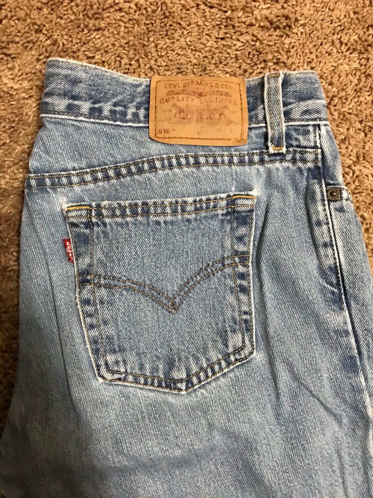 jeans women vintage Levi’s Super low 518 boot cut Size 11 Jr M