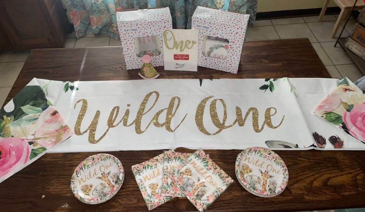 Girl first birthday party decoration lot