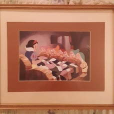 SNOW WHITE & 7 DWARFS LITHOGRAPH 2001