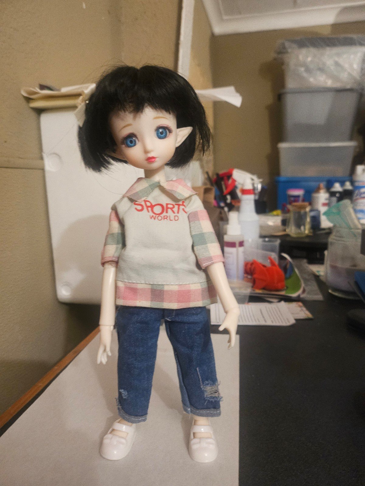 Customized Bjd elve Doll with blue eyes