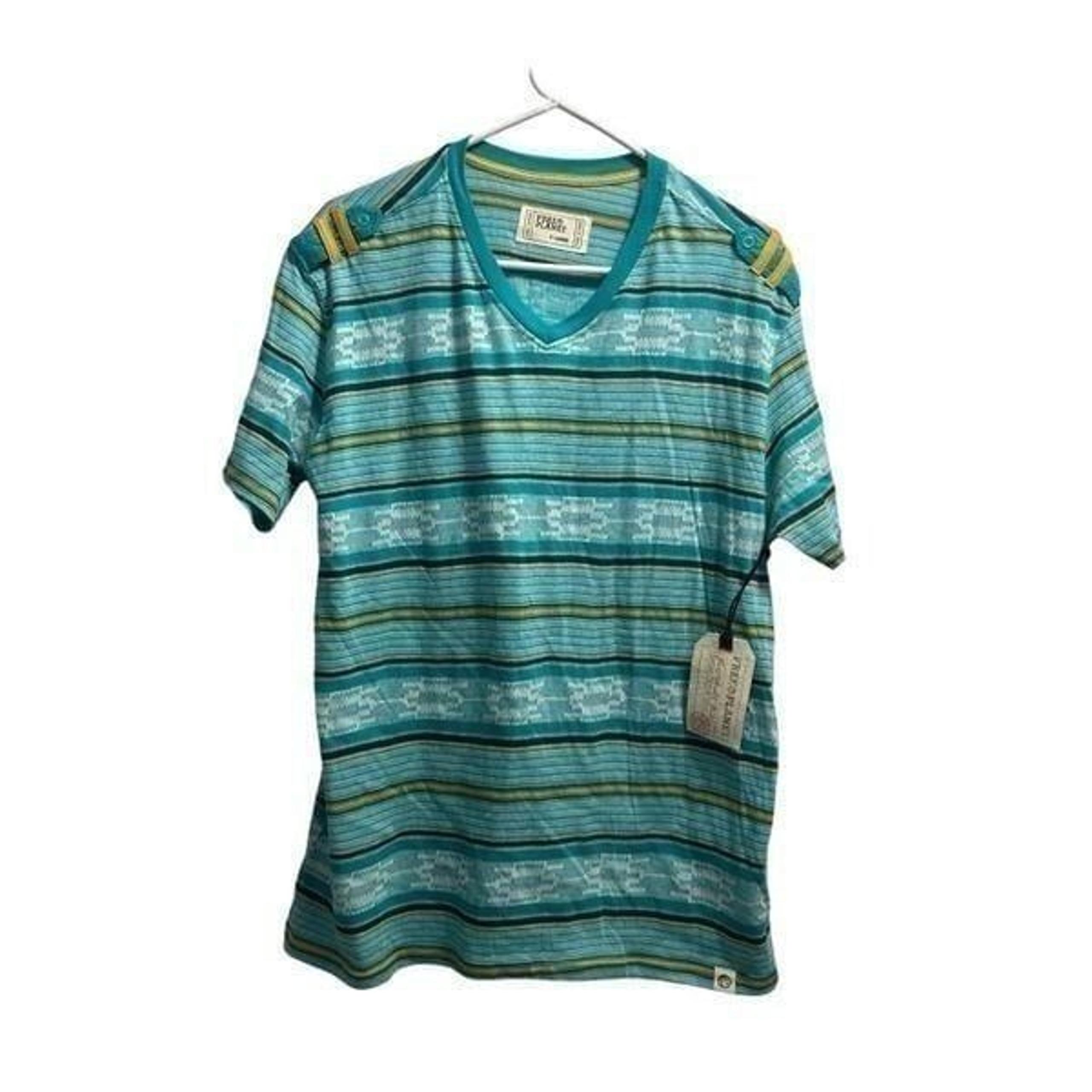 Men’s NWT Free Planet V Neck T-Shirt Sz.XL