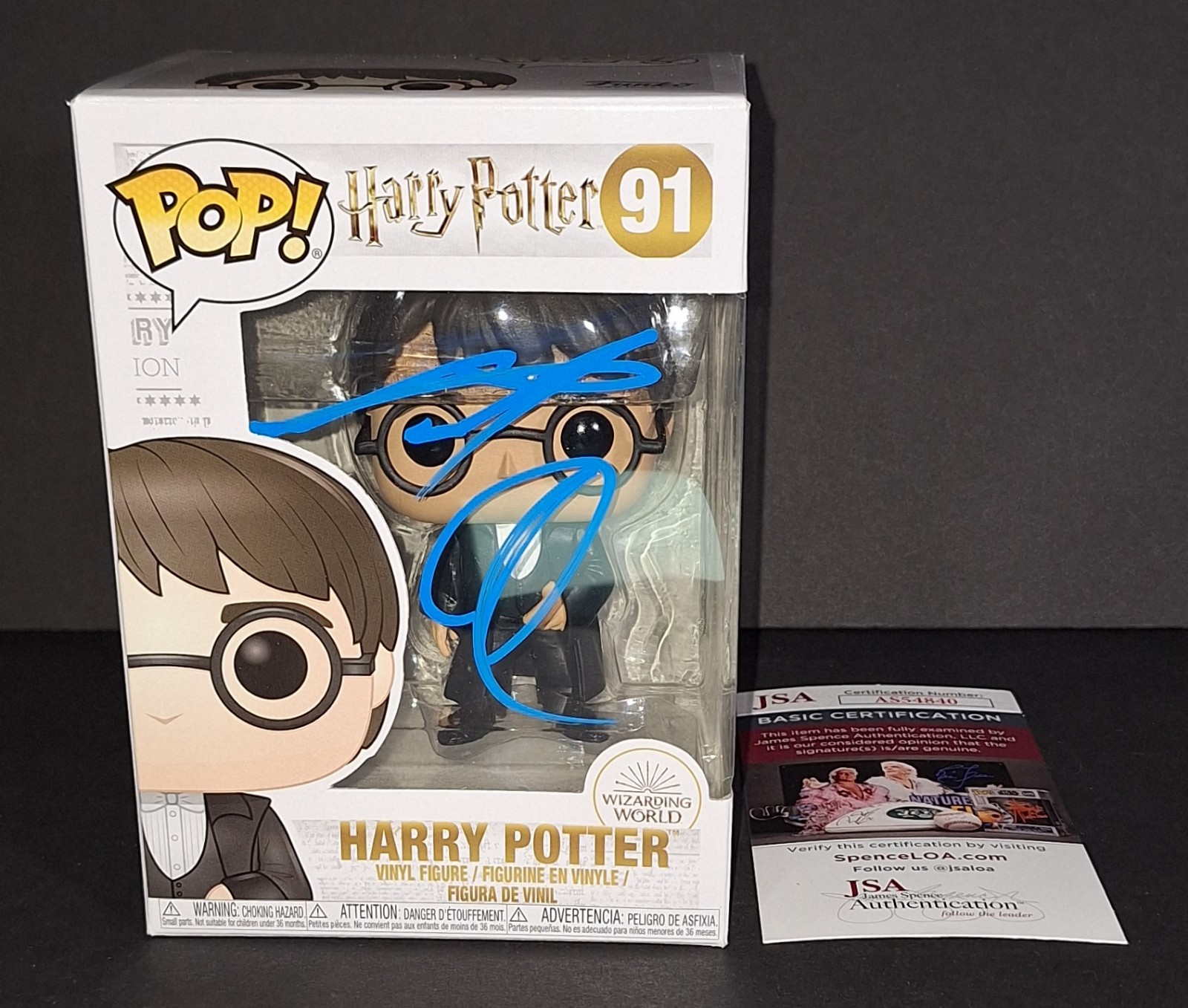 Daniel Radcliffe autographed Funko JSA COA