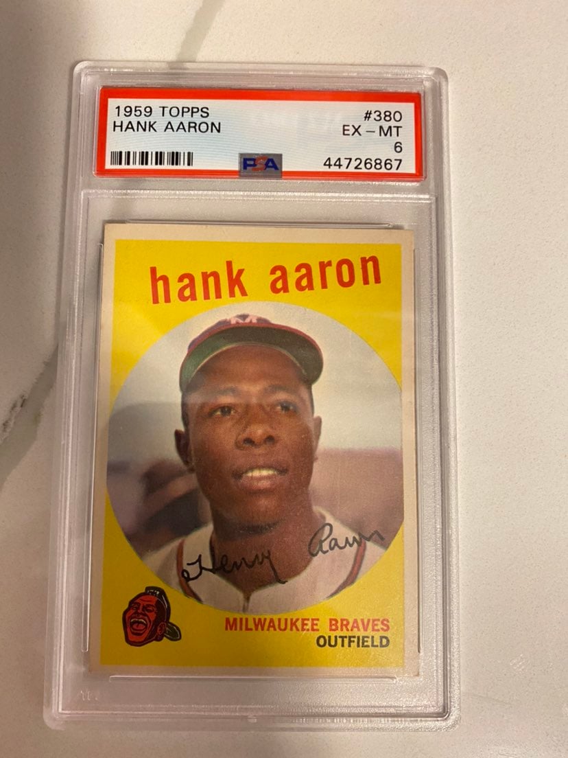 Hank Aaron PSA 6