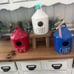 Rae Dunn Blue Chirp Birdhouse