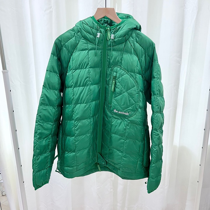The Arrivals HAELO Packable Puffer Quilted Hoodie - Turf / Green