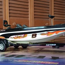 Dale Earnhardt Jr #8 Castaway Action 2003 Nitro bass Boat Limited Edition