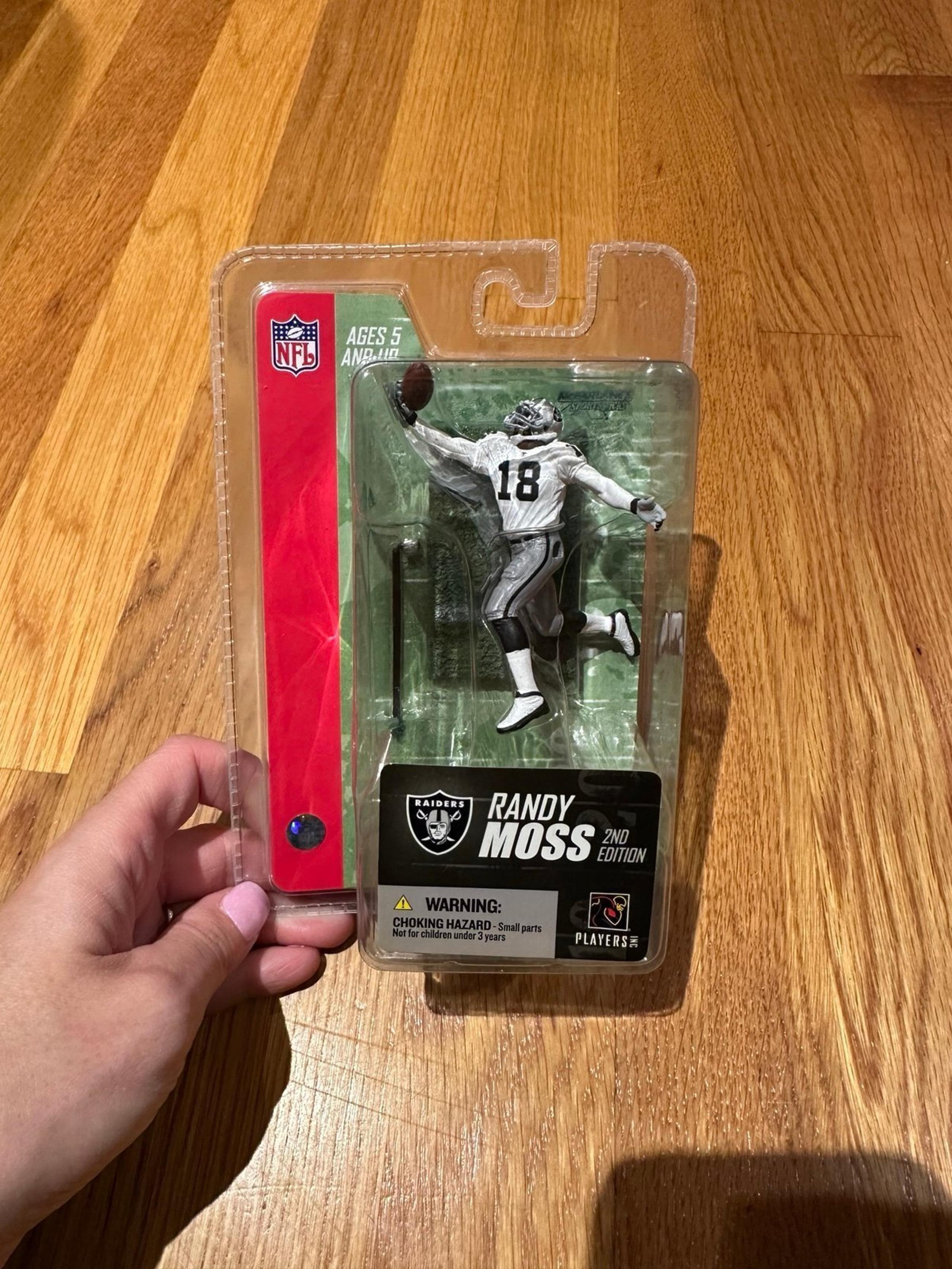 Raiders Randy Moss Action Figure NIB