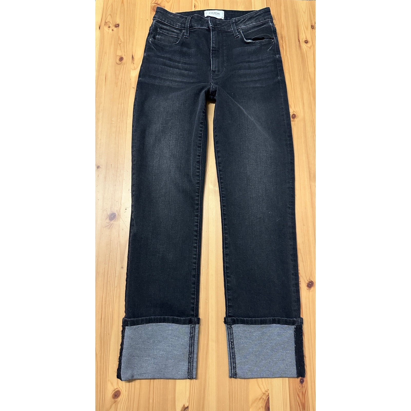 Evereve Womens The Ever Straight Denim Jeans Size 25