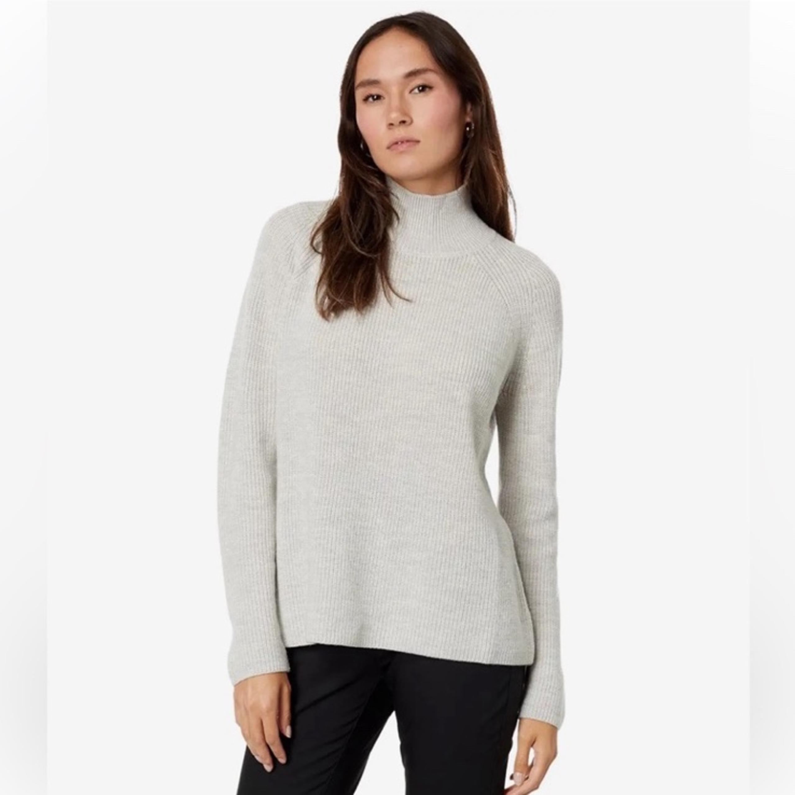 NWT Eileen Fisher Turtleneck Raglan Top