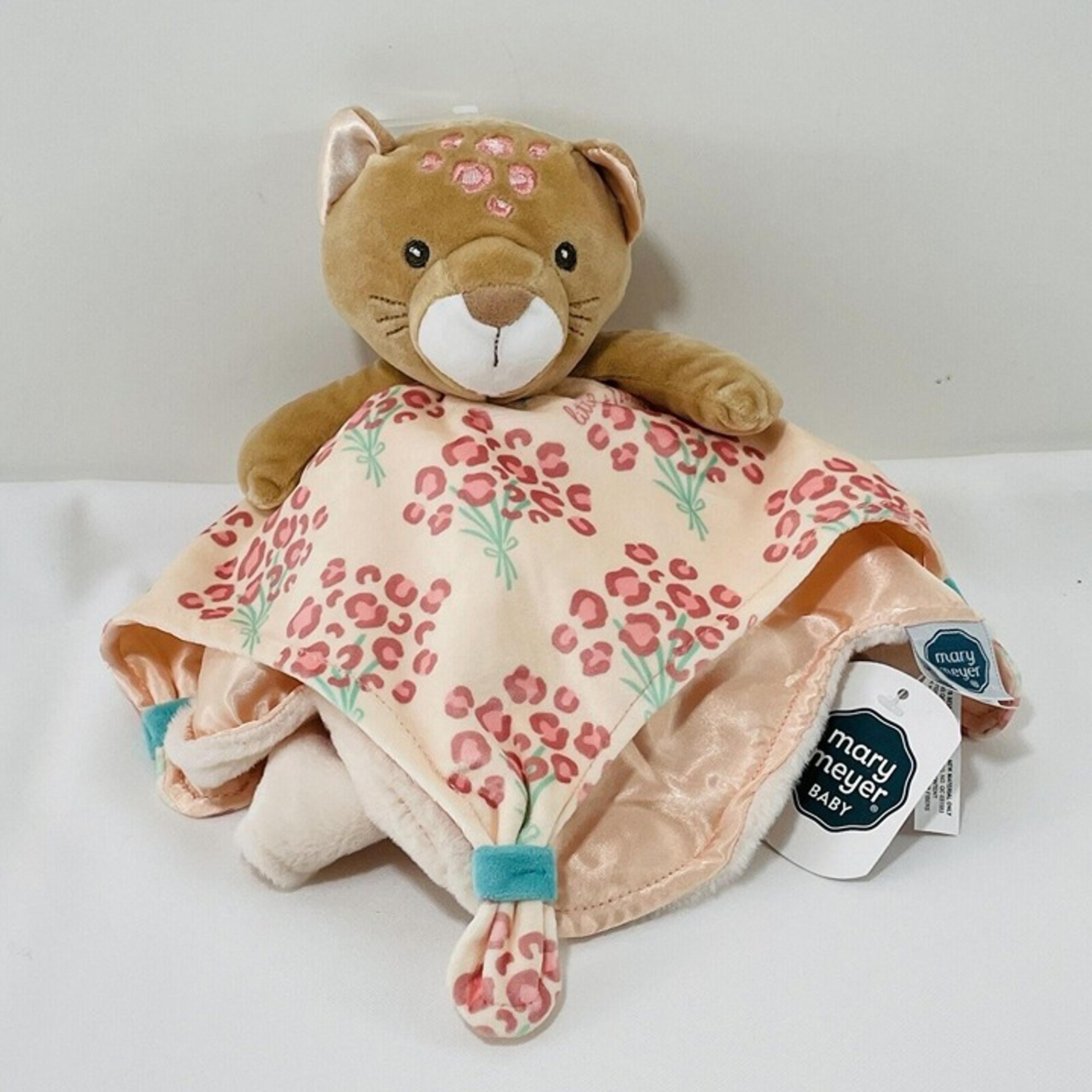 Mary Meyer Little Leopard Plush Security Blanket Lovey Blankie Toy Infant Baby