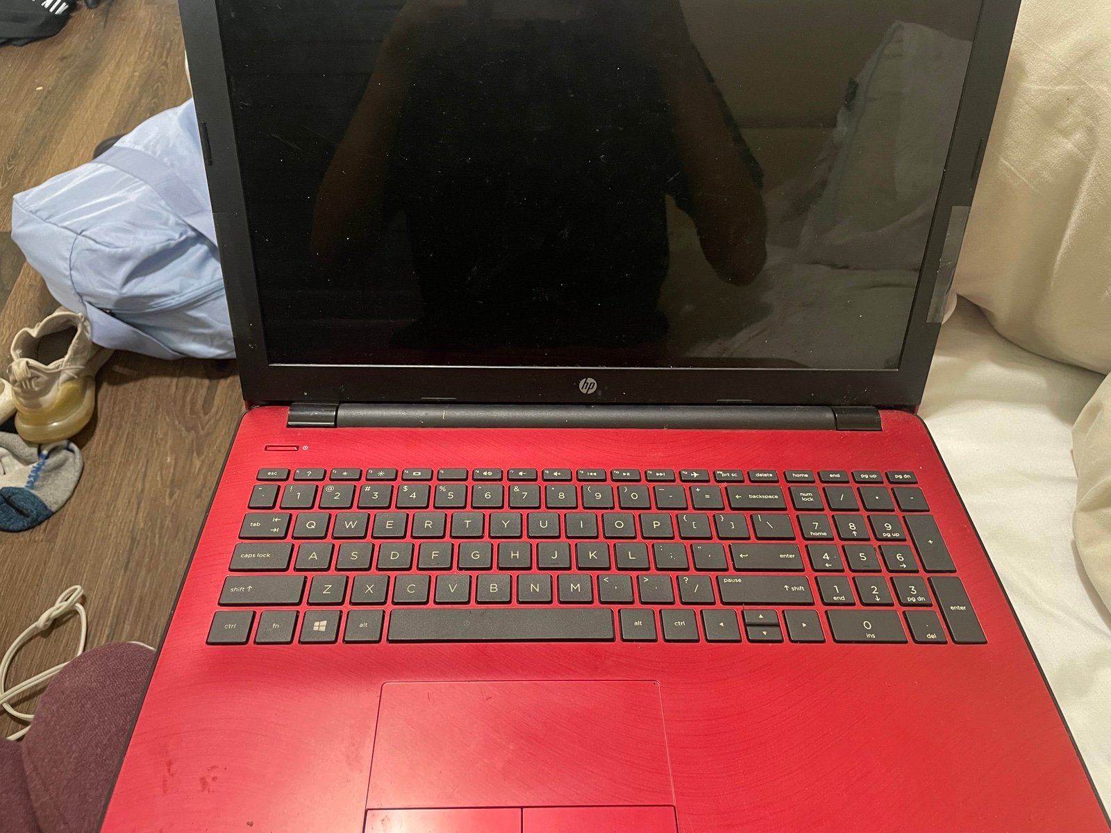 Red Hp Laptop