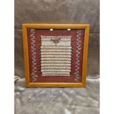 VTG Framed Christian/Religious Words & Weavings Wall Art by Rebecca Grace Jones