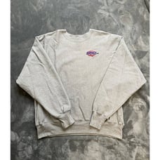 Rare VTG CHAMPION 1210 AM Radio Station Reverse Weave Sweatshirt 90s XL Gray