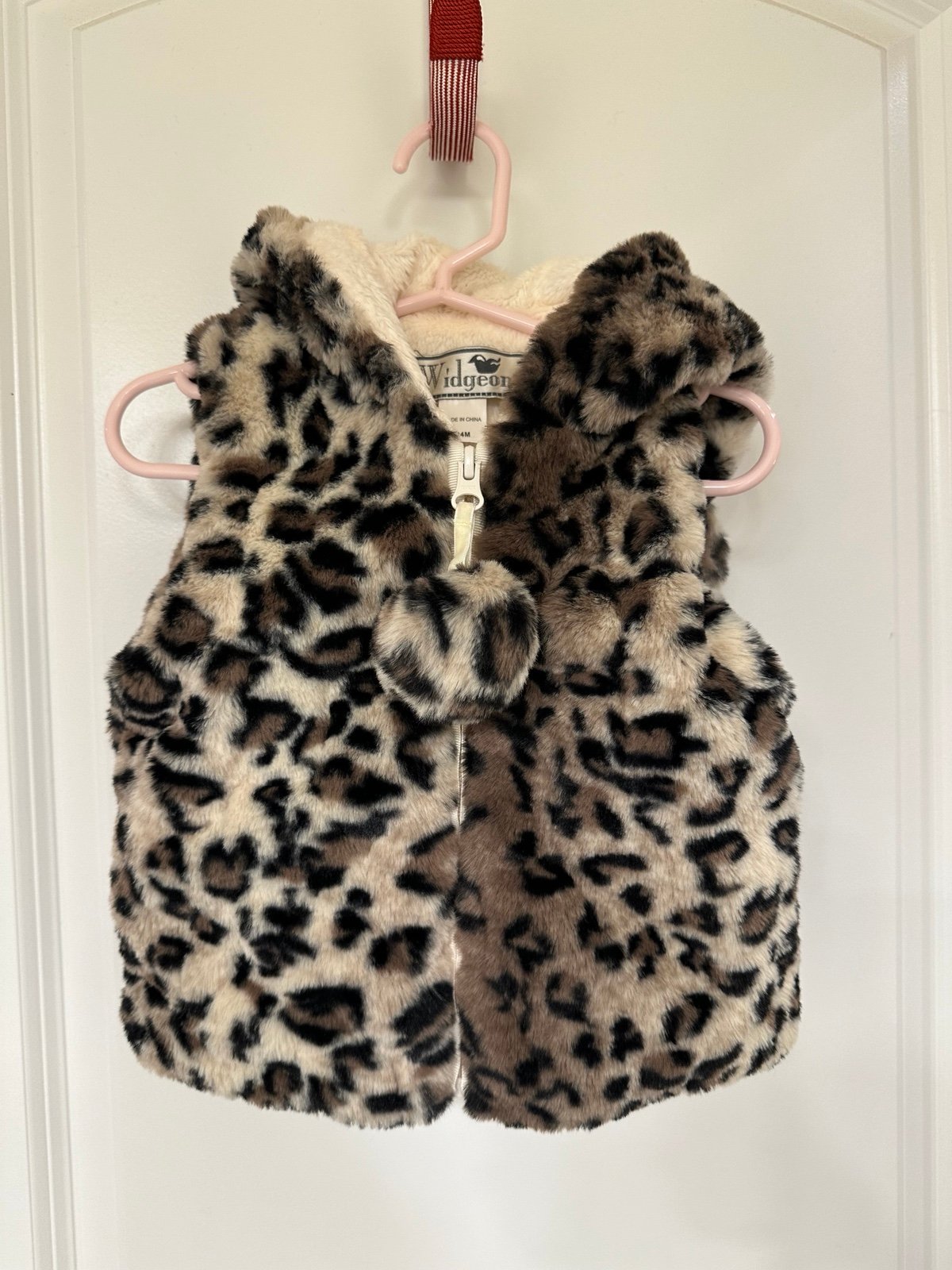 Snow leopard hoodie 2T - Widgeon