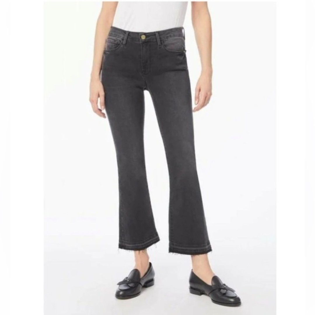 Frame Denim Le Crop Mini Boot jeans in Mardel