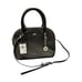 DKNY Bryant Dome Faux Leather Satch Black, Gold Tone