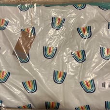 Kyte Baby JADE Rainbow Toddler Size Blanket