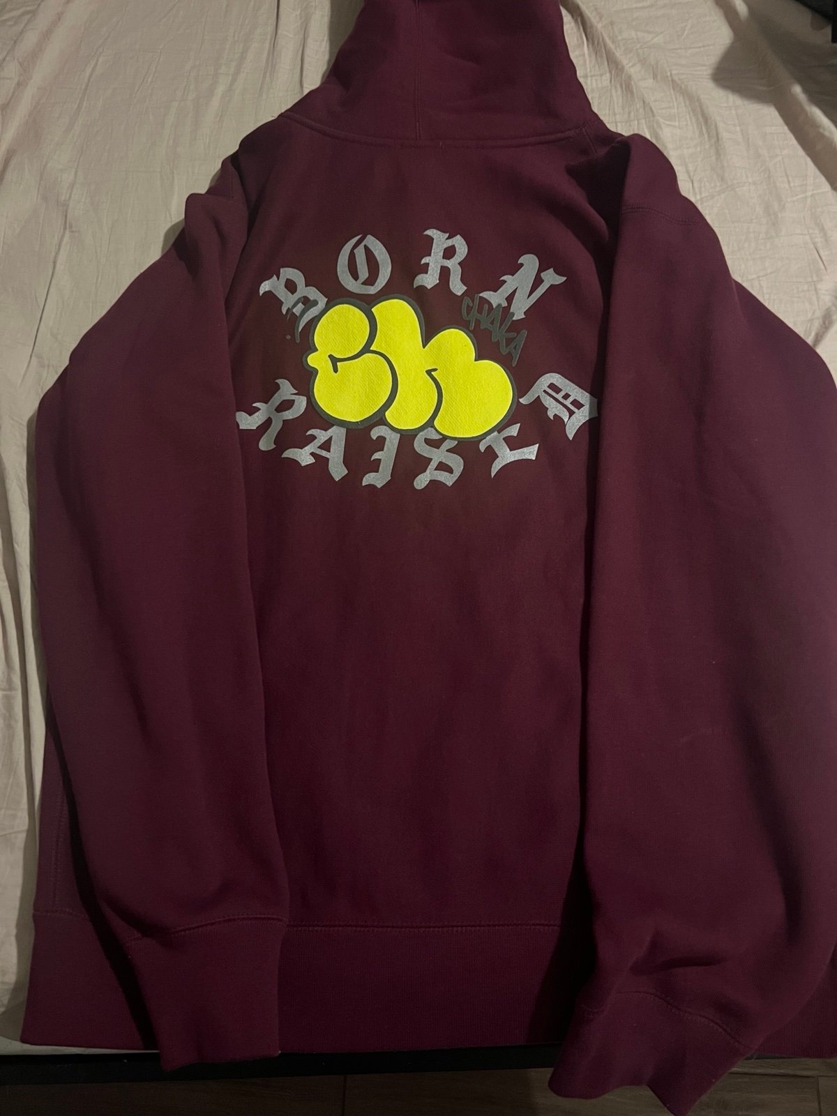 Born X Raised Chaka Hoodie Pullover XL RARE