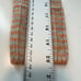 Cabi Women's Small Orange Ombre Striped Tunic Turtle Neck Pullover Sweater NWT