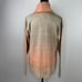 Cabi Women's Small Orange Ombre Striped Tunic Turtle Neck Pullover Sweater NWT