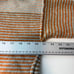 Cabi Women's Small Orange Ombre Striped Tunic Turtle Neck Pullover Sweater NWT