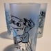 4 Frosted Souvenir Glasses Drinkware Barware Vintage-Inspired Chicago Landmarks