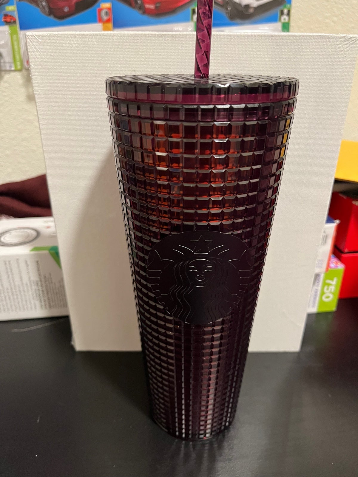 Maroon Starbucks