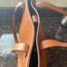 Lodis Brown Tote Leather Purse, Zip Open Bottom Storage
